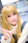 blonde_hair cosplay kodomo_no_jikan kokonoe_rin overalls striped zero_inch rating:Safe score:0 user:nil!