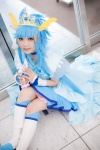 aoki_reika blue_hair boots bow choker cosplay crown cuffs cure_beauty dress meri pretty_cure smile_precure! twintails wand rating:Safe score:0 user:pixymisa