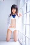 bikini blouse costume misty_238 moriyama_kana open_clothes school_uniform swimsuit rating:Safe score:0 user:nil!
