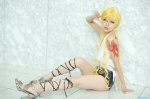 benten blonde_hair cosplay halter_top iseya_sei shorts zone-00 rating:Safe score:1 user:nil!