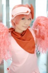 bandana cheerleader_uniform cosplay dress pink_hair pom_poms ran_(shugo_chara!) shima shugo_chara! visor rating:Safe score:1 user:nil!