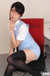 blouse glasses miniskirt ponytail rq-star_614 skirt thighhighs usami_aoi vest zettai_ryouiki rating:Safe score:0 user:nil!