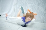 animal_ears cat_ears cosplay miyafuji_yoshika sailor_uniform school_uniform strike_witches utateika-na rating:Safe score:0 user:nil!