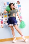 cheerleader_uniform dgc_0037 itou_miki pleated_skirt pom_poms skirt socks tshirt rating:Safe score:0 user:nil!