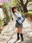 bookbag costume kneesocks murakami_airi pleated_skirt sailor_uniform school_uniform skirt rating:Safe score:1 user:nil!