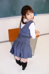 blouse bowtie cosplay higurashi_rin pleated_skirt saionji_sekai school_days school_uniform skirt thighhighs vest zettai_ryouiki rating:Safe score:2 user:pixymisa
