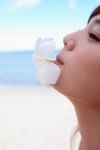 beach bikini close-up flower shinozaki_ai swimsuit ys_web_465 rating:Safe score:1 user:mock
