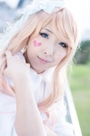 blonde_hair cosplay dress hairbow kurenai_aiki macross macross_frontier sheryl_nome rating:Safe score:0 user:pixymisa