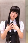 blouse cosplay harumiya_yun inu_boku_secret_service shirakiin_ririchiyo tie vest rating:Safe score:0 user:pixymisa