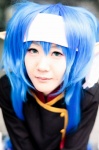blue_eyes blue_hair cosplay croptop_jacket elf_ears haduki_muko headband klan_klein macross macross_frontier rating:Safe score:0 user:pixymisa