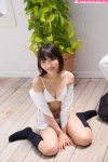 bikini blouse cleavage kneesocks open_clothes ryouka school_uniform swimsuit rating:Safe score:1 user:nil!
