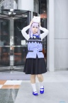 blouse blue_hair cosplay gochuumon_wa_usagi_desuka? kafuu_chino pleated_skirt skirt socks tippy_(gochuumon_wa_usagi_desuka?) vest yuunagi_shippo rating:Safe score:0 user:nil!