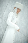 coat cosplay fate/series fate/zero fur_hat irisviel_von_einzbern kanna_(ii) white_hair rating:Safe score:0 user:nil!