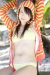 bikini hoodie kobayashi_kana striped swimsuit welcome_to_paradise rating:Safe score:1 user:nil!