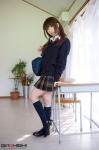 blouse bookbag cardigan girlz_high kneesocks nagase_yumi pleated_skirt school_uniform skirt tie rating:Safe score:1 user:nil!
