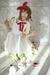 apron cosplay dress hairbow hirasawa_yui k-on! petticoat scarf yaya rating:Safe score:0 user:pixymisa