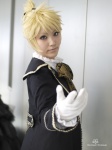 aku_no_musume_(vocaloid) blonde_hair cosplay crossplay dress_shirt gloves kagamine_len rinto top_coat vocaloid rating:Safe score:0 user:nil!