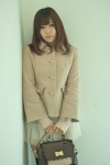 coat miniskirt nanamo shoulder_bag skirt sweater thighhighs zettai_ryouiki rating:Safe score:0 user:pixymisa
