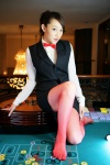 blouse fishnet_pantyhose makeover miniskirt oohashi_sayoko pantyhose skirt vest rating:Safe score:3 user:nil!