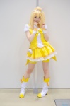 amatsuka_miyu blonde_hair blouse boots cosplay cure_peace hairband kise_yayoi pleated_skirt ponytail pretty_cure shorts skirt smile_precure! rating:Safe score:1 user:nil!