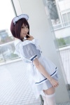 apron ayase cosplay hairband maid maid_uniform original thighhighs zettai_ryouiki rating:Safe score:0 user:pixymisa