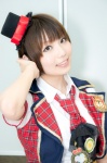 akb48 blouse cosplay hinomura_uta jacket shinoda_mariko_(cosplay) tie top_hat vest rating:Safe score:0 user:pixymisa