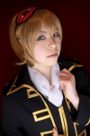 blonde_hair cosplay eyemask gintama katou_mari okita_sougo uniform rating:Safe score:0 user:nil!