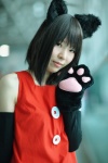 animal_ears arm_warmers black_(sentimental_circus) cat_ears cosplay dress paw_gloves rikuro sentimental_circus rating:Safe score:1 user:nil!