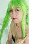 bathroom bodysuit cc cleavage coa code_geass cosplay green_hair rating:Safe score:0 user:nil!