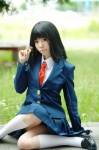 blazer blouse cosplay hayase_ami kneesocks pleated_skirt saki_(manga) school_uniform skirt tie touyoko_momoko rating:Safe score:2 user:nil!