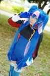 blue_hair bodysuit boots cosplay gloves headband jacket klan_klein macross macross_frontier thigh_boots thighhighs twintails yuuei rating:Safe score:0 user:nil!