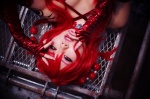 choker cleavage cosplay detached_sleeves halter_top himezono_reiko red_hair sekiru zombie-ya_reiko rating:Safe score:2 user:nil!