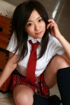 blouse costume kneesocks miniskirt otomo_sayuri plaid pleated_skirt school_uniform skirt tie rating:Safe score:1 user:nil!