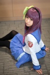 angel_beats! blouse cosplay green_eyes hairband hairbow nakamura_yuri nekosuke pleated_skirt purple_hair scarf_tie skirt thighhighs rating:Safe score:0 user:pixymisa
