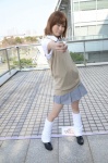 blouse cosplay futsure kneehighs misaka_mikoto pleated_skirt skirt sweater to_aru_kagaku_no_railgun rating:Safe score:0 user:pixymisa