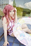 bikini code_geass cosplay euphemia_li_britannia halter_top pink_hair swimsuit tatsuki water_lily rating:Safe score:2 user:nil!