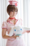 choker cosplay meiko nurse nurse_cap nurse_uniform origami_yutaka plushie vocaloid rating:Safe score:0 user:pixymisa