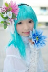 blouse blue_hair cosplay hairband original zero_inch rating:Safe score:0 user:nil!