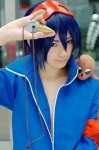 aka_(morimori) blue_hair cosplay crossplay goggles jacket simon tengen_toppa_gurren-lagann rating:Safe score:0 user:nil!
