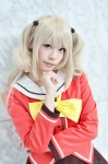 blonde_hair charlotte_(anime) cosplay pleated_skirt sailor_uniform school_uniform skirt tomori_nao twintails yuzuki_aya rating:Safe score:0 user:nil!