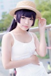 asae_ayato cosplay dress gokou_ruri ore_no_imouto_ga_konna_ni_kawaii_wake_ga_nai purple_eyes purple_hair straw_hat rating:Safe score:2 user:pixymisa