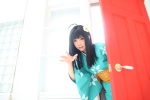 ahoge araragi_tsukihi bakemonogatari cosplay kousaka_yun nisemonogatari pt_girls yukata rating:Safe score:1 user:nil!