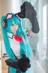 animal_ears aqua_hair blouse cat_ears cosplay ear_muffs gloves hatsune_miku miiko project_diva suspenders trousers twintails vocaloid rating:Safe score:0 user:nil!