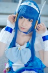 aoki_reika blouse blue_hair cosplay cure_beauty hairband head_wings pleated_skirt pretty_cure skirt smile_precure! tsuzuki_rui rating:Safe score:0 user:nil!