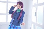 blazer blouse cosplay haruka love_live!_school_idol_project love_m@ster pleated_skirt purple_hair school_uniform skirt tojo_nozomi twintails rating:Safe score:0 user:nil!