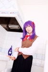 blouse cosplay fate/series fate/stay_night hair_ribbons matou_sakura purple_hair sachi_budou school_uniform skirt vest rating:Safe score:0 user:nil!