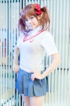 ayame_yuushi blouse cosplay hairbows pantyhose pleated_skirt school_uniform sheer_legwear shirai_kuroko skirt sweater to_aru_majutsu_no_index twintails rating:Safe score:1 user:pixymisa