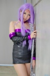 chains choker cosplay dress fate/series fate/stay_night knives makiron pantyhose purple_hair rider rating:Safe score:2 user:nil!