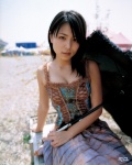 camisole cleavage kawamura_yukie miss_actress skirt umbrella rating:Safe score:0 user:nil!
