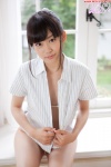bikini blouse nishino_koharu open_clothes ponytail school_uniform swimsuit rating:Safe score:0 user:nil!